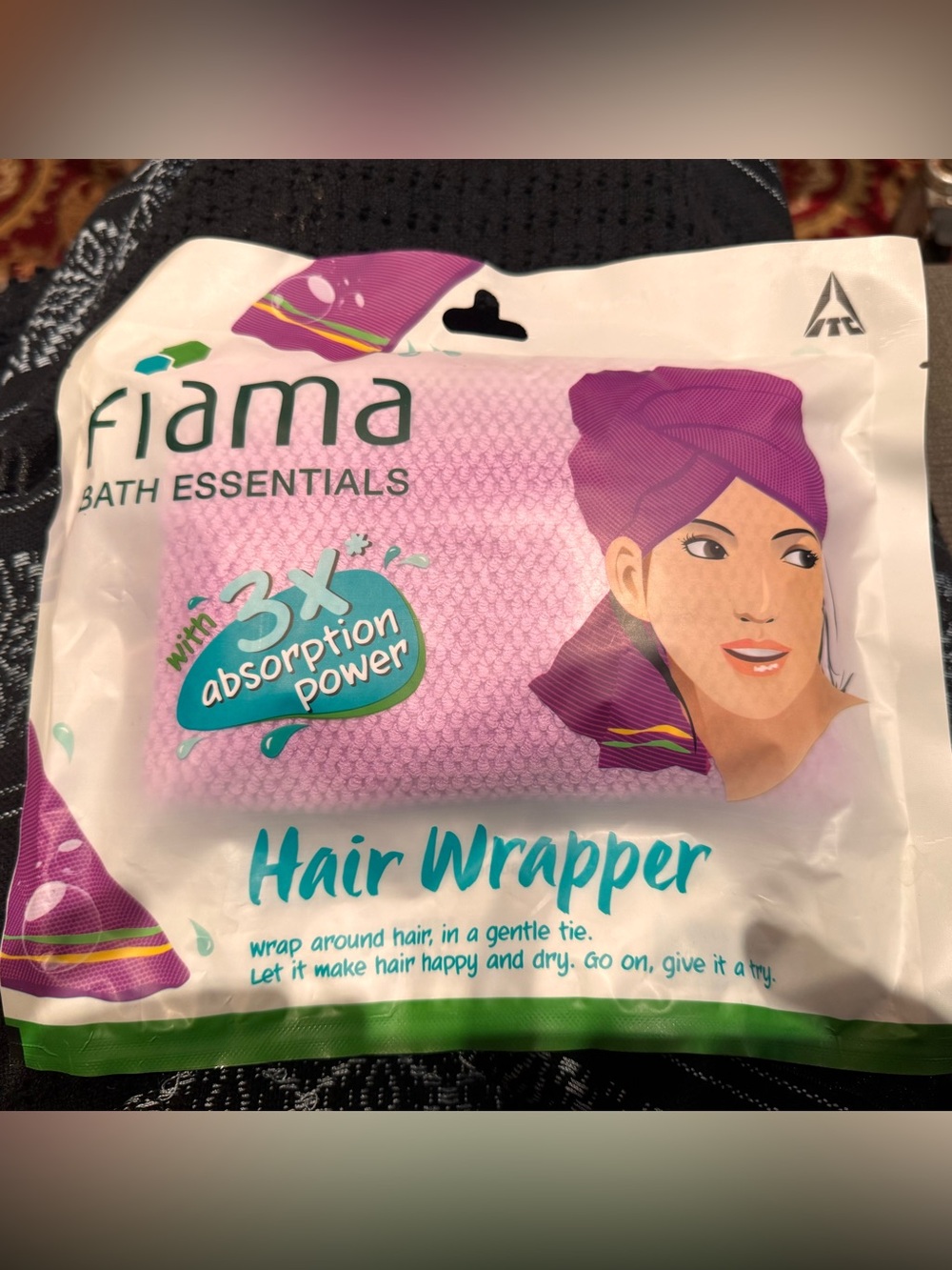 Hair Wrapper - Absorbent Turban Towel - Picture 1 of 2